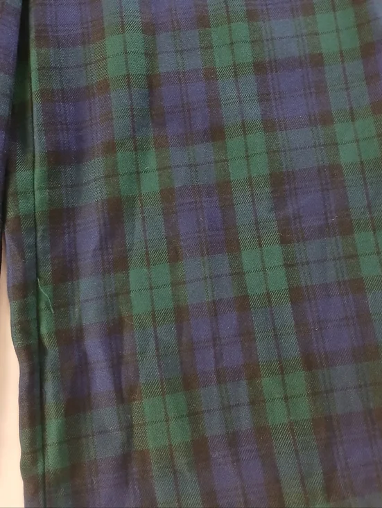 NWT New Boohoo Plaid High Waisted Cropped Pants - Picture 3 of 7